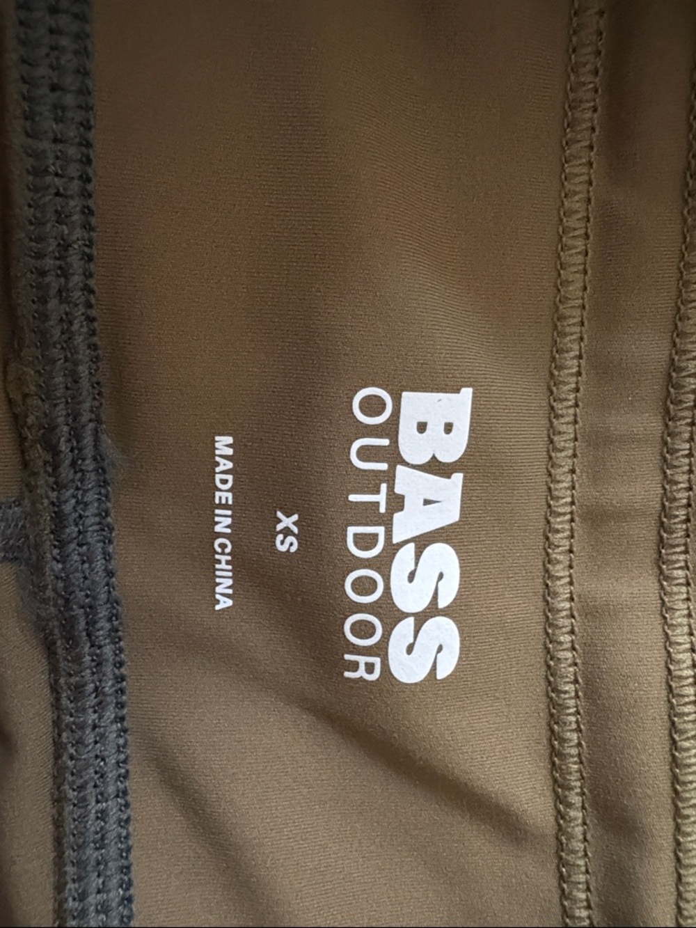 NWT Bass Outdoor Olive Green Performance Leggings XS - Picture 5 of 7